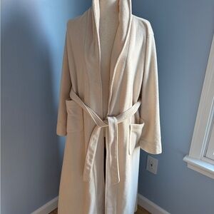 L.L. Bean Cream Women's Robe